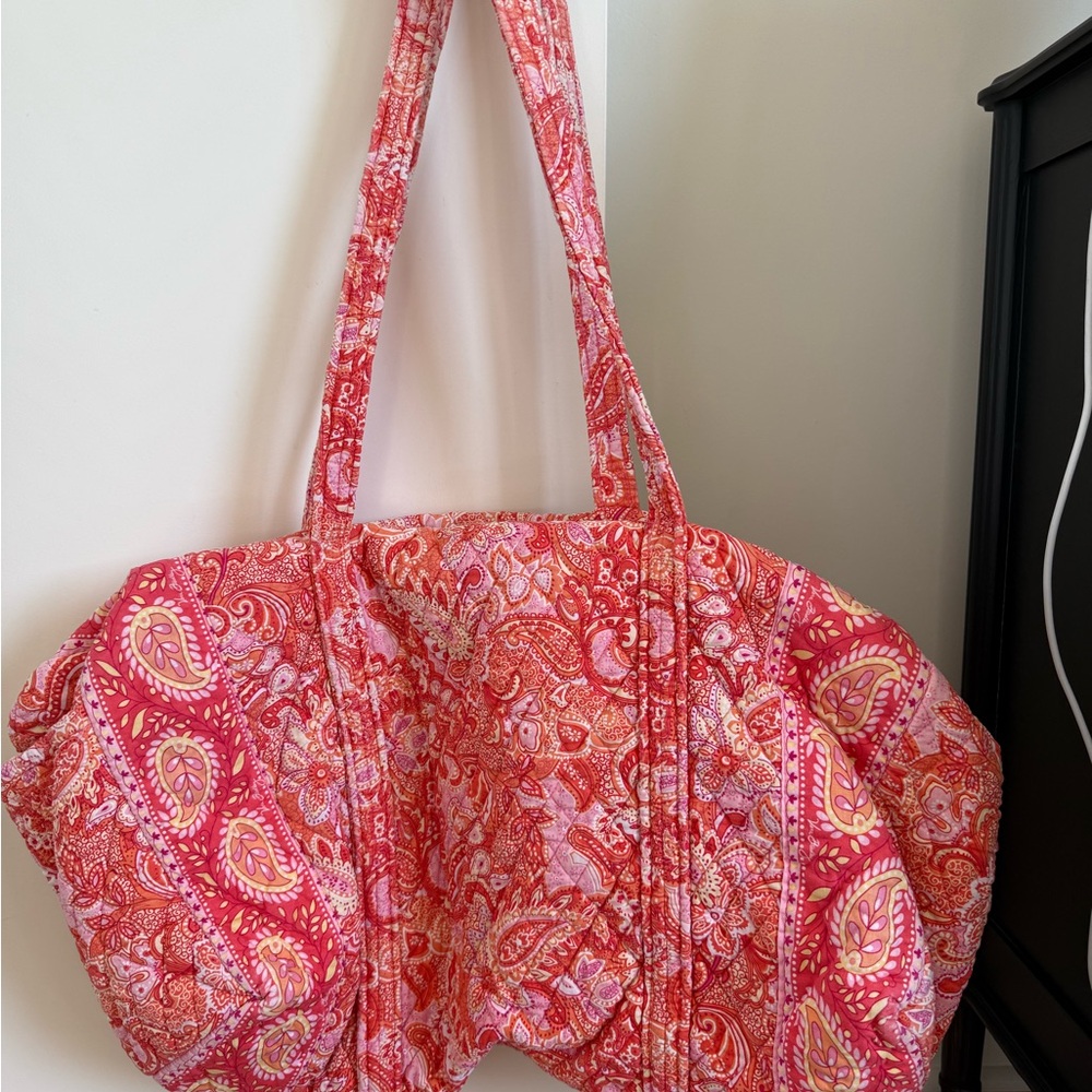 Vera Bradley Pink Paisley Duffle Bag